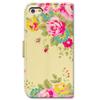 Bcov Case for iPod Touch 7/iPod Touch 6,Bcov Pink Flower Yellow Wallet Flip Leather Cover Case with Credit Card ID Card Slot Holder Kickstand for iPod Touch 7/6/5 view 3