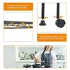 Bigacc 5 Tier Wire Shelving Unit Rack NSF Heavy Duty Height Adjustable Storage Shelf Metal Shelving with Wheels/Feet Levelers Garage Kitchen Office Commercial Shelving - Black - 30x14x60 view 3