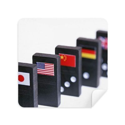 Pai Gow Dice Flag Gambling Glasses Cleaning Cloth Phone Screen Cleaner Suede Fabric 2pcs