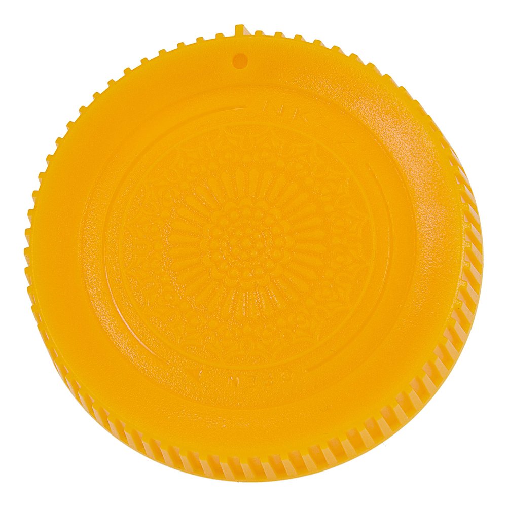 Fotodiox Designer Yellow Rear Lens Cap for Nikon Z Lenses - Compatible with Nikon Z-Mount Lenses and Adapter Mounts (Replaces Nikon LF-N1 Rear Lens Cap) - Plastic