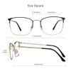 VisionGlobal Blue Light Blocking Glasses for Computer Reading or Gaming, UV 400 Anti Glare Lenses Help Reduce Eye Strain and Fatigue, Men and Women Frame (3147_Gold Black(c7), 0.00 No Magnification) view 3
