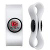 GRAPHICS & MORE Justice League Cyborg Logo Headphone Earbud Cord Wrap - Charging Cable Manager - Wire Organizer Set of 2 - White view 1