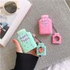 SGVAHY Cute Case for Airpods 1&2, Creative Bottle Mini Case Kawaii Fun Cool Soft Silicone Skin with Keychain Wireless Charging Box Airpods 1 & 2 (Bottle Green) view 3