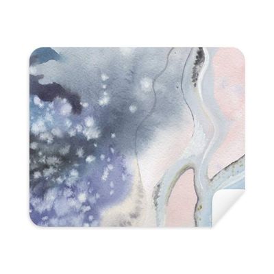 Abstract Shading Ink Watercolor Phone Screen Cleaner Glasses Cleaning Cloth 2pcs Suede Fabric