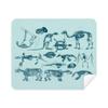 Animal Bone Sketch Illustrations Phone Screen Cleaner Glasses Cleaning Cloth 2pcs Suede Fabric view 1