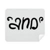and Funny Stylish Quote Handwrite Cleaning Cloth Screen Cleaner 2pcs Suede Fabric view 1