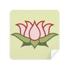 Lotus Buddhism China Pattern Glasses Cleaning Cloth Phone Screen Cleaner Suede Fabric 2pcs view 1
