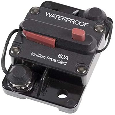 Install Bay Circuit Breaker Manual Reset Ip67 Rated - 60 Amp