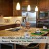 Vinaco JDE11 E11 Halogen Bulbs, 100W 120V, Dimmable 2700K Warm White 4-Pack view 2