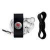 GRAPHICS & MORE Justice League Cyborg Logo Headphone Earbud Cord Wrap - Charging Cable Manager - Wire Organizer Set of 2 - Black view 2