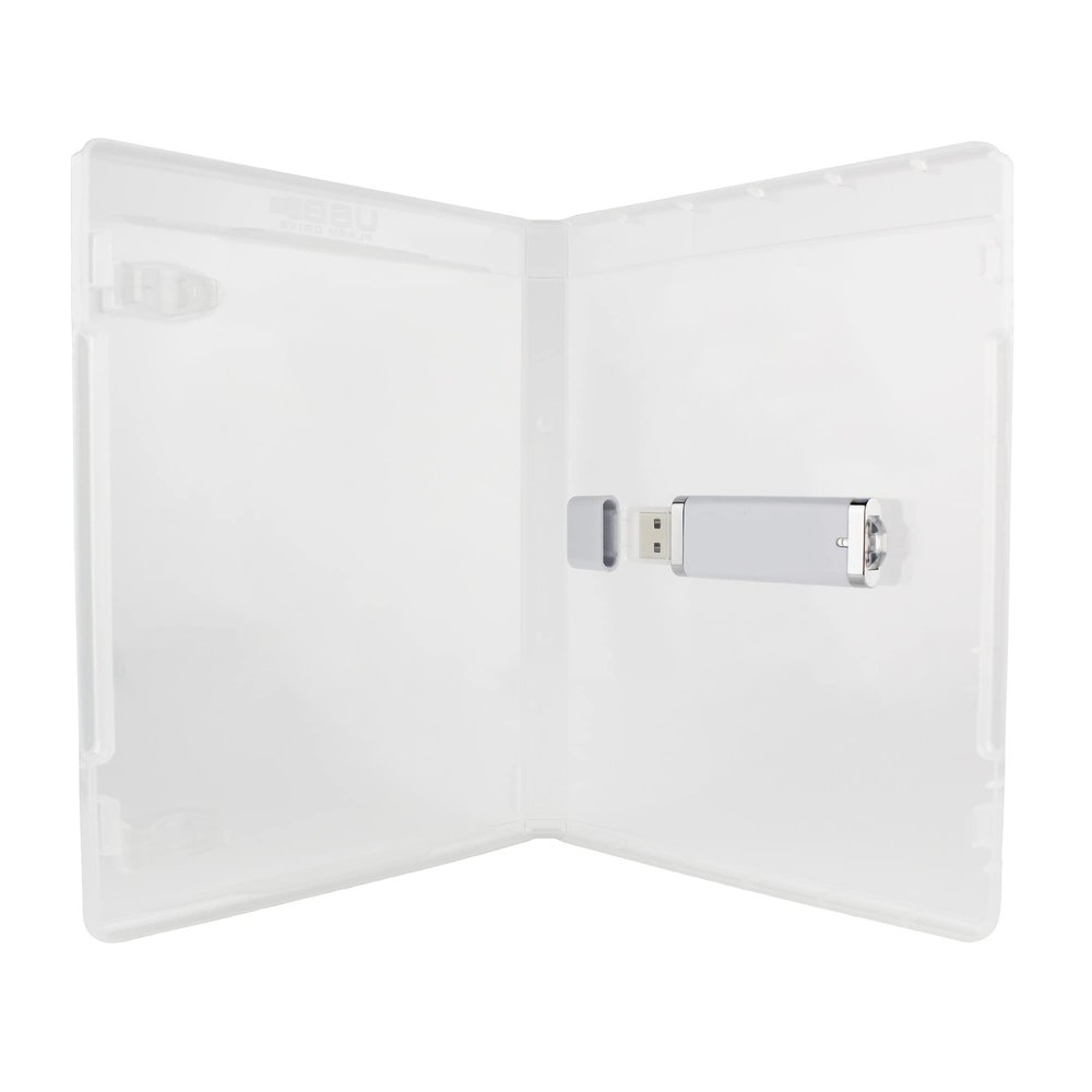 Flash Pac USB Flash Drive Case Super Clear - 25 Pack