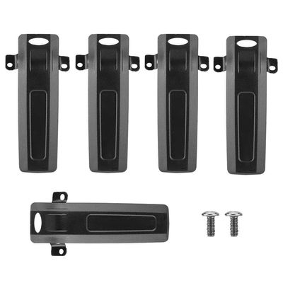5PCS Handheld Walkie Talkie Intercom Waist Belt Back Clip for Adopt Ergonomic Design.