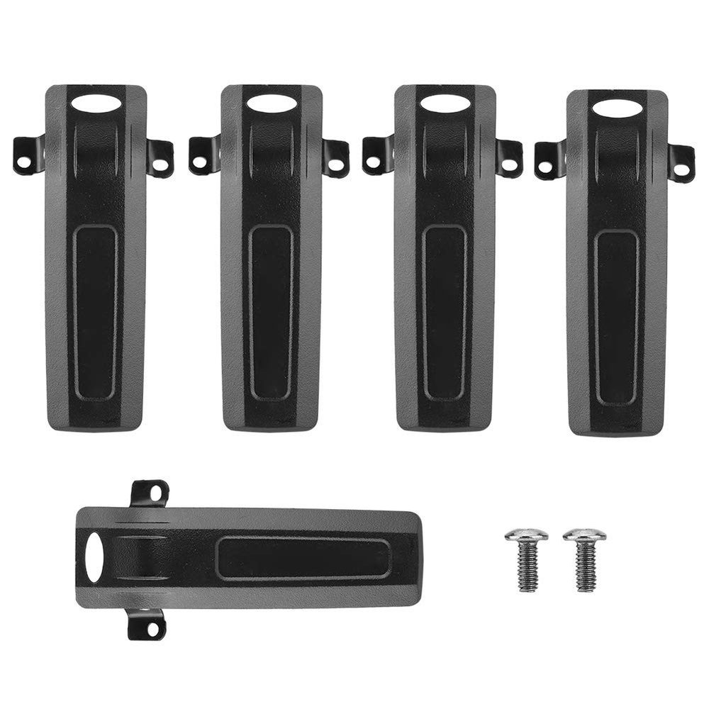 5PCS Handheld Walkie Talkie Intercom Waist Belt Back Clip for Adopt Ergonomic Design.
