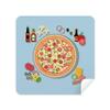 Assorted Pizza Italy Tomato Foods Glasses Cleaning Cloth Phone Screen Cleaner Suede Fabric 2pcs view 1