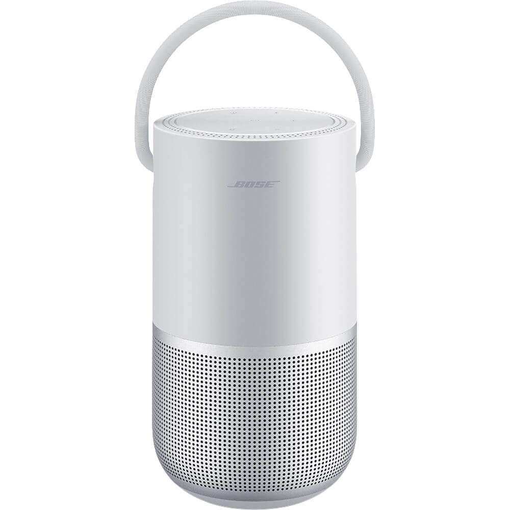Bose Portable Smart Speaker Wireless Bluetooth Speaker with Alexa Voice Control Built-in, Silver