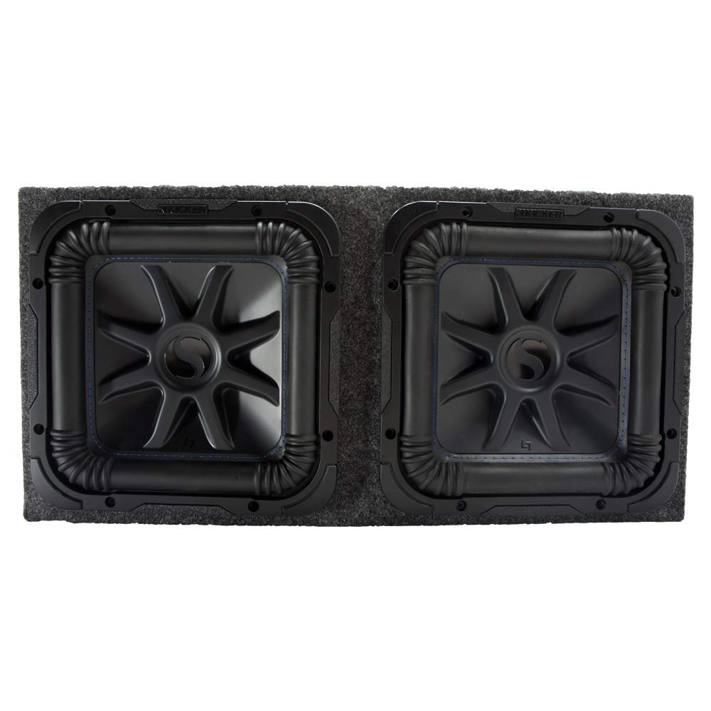 KICKER L7S12 Solo-Baric Car Audio Subwoofers and Sealed Sub Enclosure