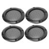Acouto Speaker Grill Cover Audio Speaker Grille, 4PCS 2inch Car Protective Decorative Audio Speaker Mesh Grille(Black) view 2
