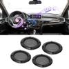 Acouto Speaker Grill Cover Audio Speaker Grille, 4PCS 2inch Car Protective Decorative Audio Speaker Mesh Grille(Black) view 3