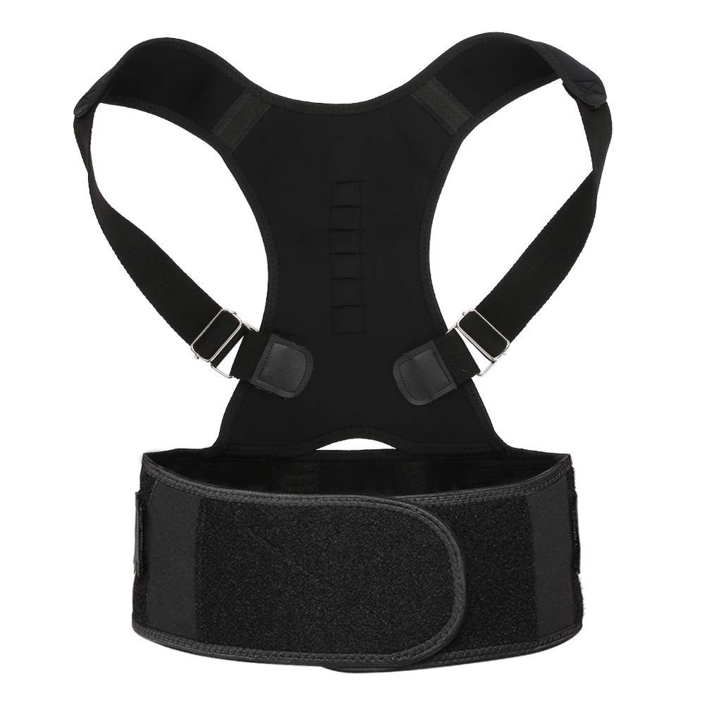 Antilog Adjustable Posture Corrector, Adjustable Upper Back Brace, Unisex Posture Corrector for Adult and Children Shoulder Support Belt with Adjustable Straps(M)