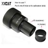 Mercury_Group, Microscope Eyepiece Slide Holder Micrometer Fixing Bracket 20.4 mm Ocular Graticule Holder for Olympus Microscope CX22 CX31 CX41 - (Color:1PC Black) view 2
