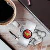 GRAPHICS & MORE Wonder Woman Classic Logo Headphone Earbud Cord Wrap - Charging Cable Manager - Wire Organizer Set of 2 - White view 3