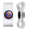 GRAPHICS & MORE Superman Super Dad Shield Logo Headphone Earbud Cord Wrap - Charging Cable Manager - Wire Organizer Set of 2 view 1