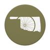 Oklahoma Bike Wheel, OK Cycling Gear, Oklahoma Bicyclist view 3