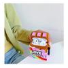 SGVAHY Cute Case Compatible with Airpods 1&2, Cool Fun 3D Cartoon Chocolate Design with Ring Buckle Holder Skin Soft Silicone Protector Creative Unique Charging Box for Airpods 1&2 (Chocolate) view 3