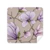 Purple Drawing Art Plant Flower Glasses Cleaning Cloth Phone Screen Cleaner Suede Fabric 2pcs view 1