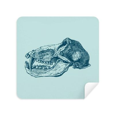 Flank Sketch Animal Skull Animal Glasses Cleaning Cloth Phone Screen Cleaner Suede Fabric 2pcs