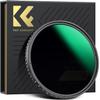 K&F Concept 52mm Variable ND Lens Filter ND8-ND128 (3-7 Stop) Waterproof VND Filter with 28 Multi-Coatings for Camera Lens (Nano-X Series) view 1