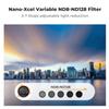K&F Concept 52mm Variable ND Lens Filter ND8-ND128 (3-7 Stop) Waterproof VND Filter with 28 Multi-Coatings for Camera Lens (Nano-X Series) view 2