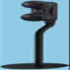 Gallo Acoustics Strada 2 Black Side Speaker with Floor Stand view 1