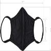 Universal Cloth Face Masks Reusable Dust & Allergy Masks 100% Cotton, 2 Layer, Washable, for Teens & Adults Protects from Dust, Pollen, Pet Dander & More (Black, Medium- Pack of 4) view 4