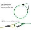 Atoptek Camera Safety Tether, Stainless Steel Cable Wire Colorful Coating Lanyard with Hook Carabiner Clip for GoPro Hero 9 8 7 6 5 4 3 Session DJI Osmo Action and Other Action Camera view 3