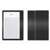 Decalrus - Protective Decal for Amazon Kindle Oasis (7" Screen) E-Reader Black Texture Brushed Aluminum Skin Skins Decal for case Cover wrap BAamazonOasis_7Back view 1