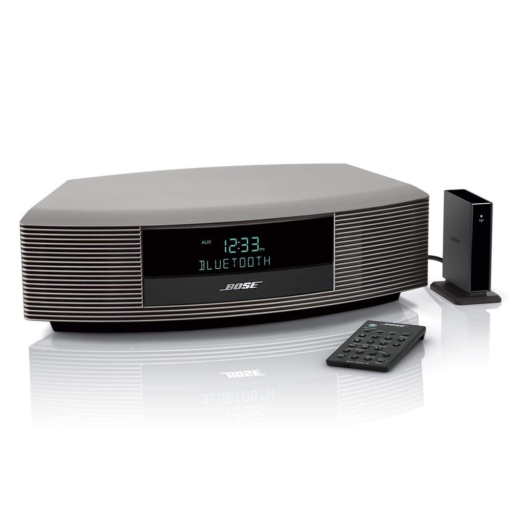 Bose Wave Radio III Bluetooth Bundle Titanium Silver (Renewed)