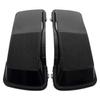 Black 6"x9" Saddlebag Speaker Lids compatibility For 1993-2013 Harley Touring Bagger Electra Glide Street Glide Road King view 4