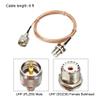 uxcell UHF PL-259 Male to UHF SO-239 Female Bulkhead RG316 Coax Cable 6-feet view 2