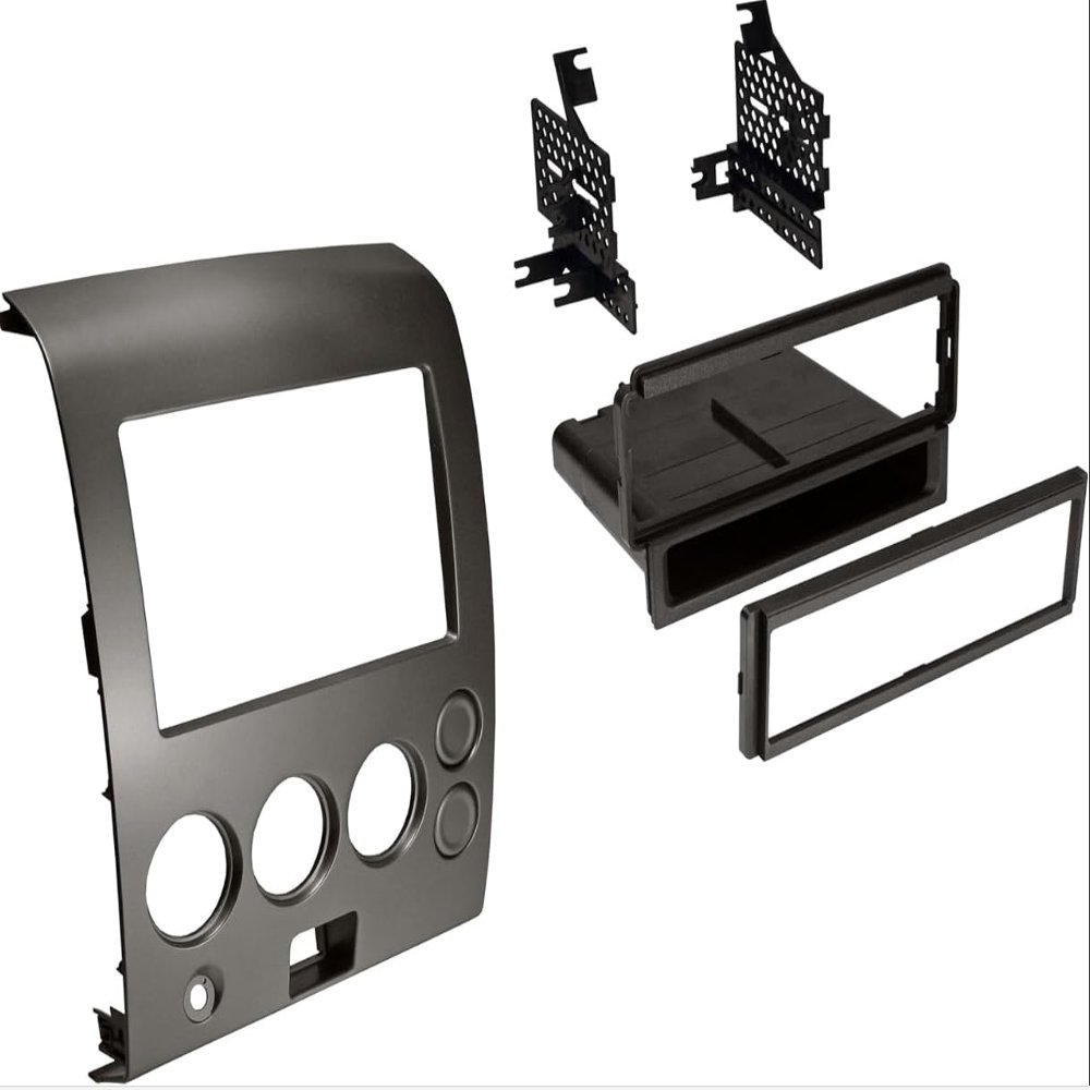Carxtc Stereo Install Dash Single Din Radio Fits Nissan Titan 2004-2007 - Without Dual Climate Controls