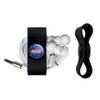 GRAPHICS & MORE Justice League Logo Headphone Earbud Cord Wrap - Charging Cable Manager - Wire Organizer Set of 2 - Black view 2