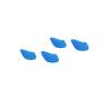 Betterun Light Blue Replacement Nose Pads Pieces Ear Socks Rubber Kits for Oakley Half Jacket 2.0 XL view 2