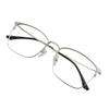 VisionGlobal Blue Light Blocking Glasses for Computer Reading or Gaming, UV 400 Anti Glare Lenses Help Reduce Eye Strain and Fatigue, Men and Women Frame (3147_Silver(c3), 0.00 No Magnification) view 1