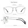 VisionGlobal Blue Light Blocking Glasses for Computer Reading or Gaming, UV 400 Anti Glare Lenses Help Reduce Eye Strain and Fatigue, Men and Women Frame (3147_Silver(c3), 0.00 No Magnification) view 3