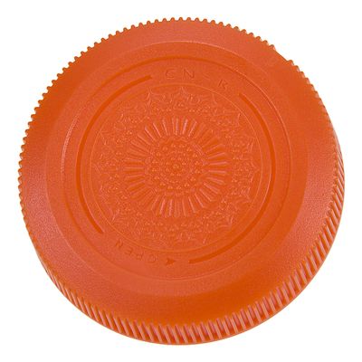 Fotodiox Designer Orange Rear Lens Cap for Canon RF Lenses - Compatible with Canon RF Mount Lenses and Adapter Mounts (Replaces Canon 2962C001 Dust Lens Cap RF) - Plastic