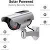 AlfaView Solar Powered Bullet Dummy Fake Surveillance Camera Security CCTV Dome Camera with LED Flashing Light for Outdoor/Indoor,Home/Business view 4