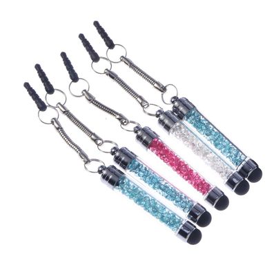 5PCS Crystal Stylus Pens Diamond Ballpoint Pen Universal Touch Screen for Phone Tablets