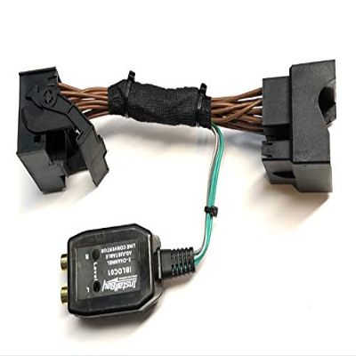 Add An Amp Amplifier Adapter Interface to Factory Car Stereo Radio System for Subwoofer Bass for some 2015+ VW Volkswagen Vehicles - See compatible vehicles listed below