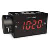 HANNLOMAX HX-109CR PLL FM Radio, Clock with Dual Alarm, Time Projection, 1.2 inches LED Display, USB Port for 1A Charging, Aux-in, AC Power Operation only, AC/DC Adaptor Included. (Black) view 1
