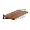 Desk Storage Wall Mounted Drop-Leaf Table with 2 Brackets Laptop Stand Simple Office Computer Desk for Small Spaces Multi-Use Thickened Panel 5 Sizes view 3